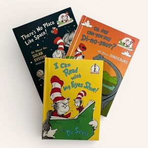 Dr. Seuss and The Cat in the Hat Learning Library 3-book bundle like new